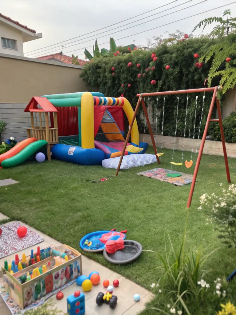 backyard play area