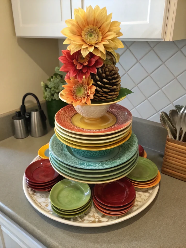 creative plate display