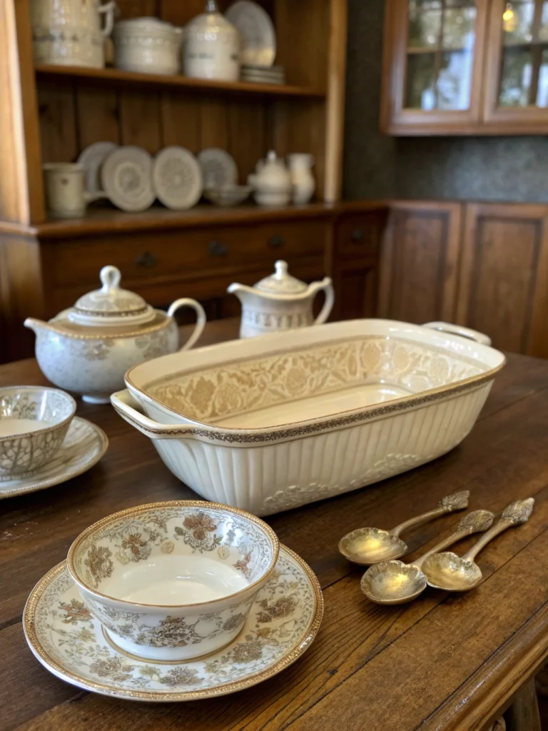 vintage kitchen styling