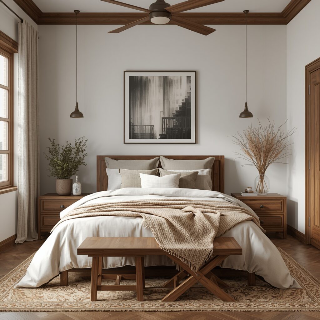 rustic bedroom decor