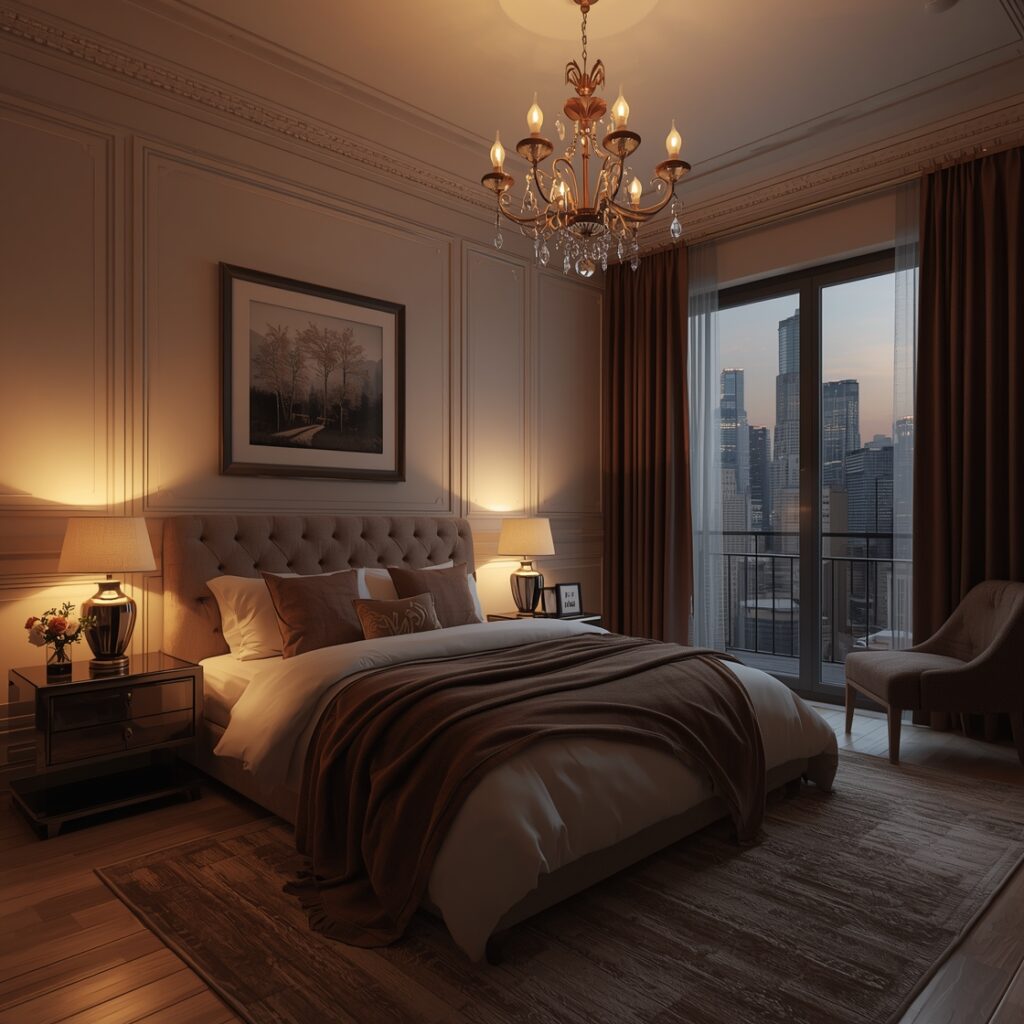 romantic bedroom lighting