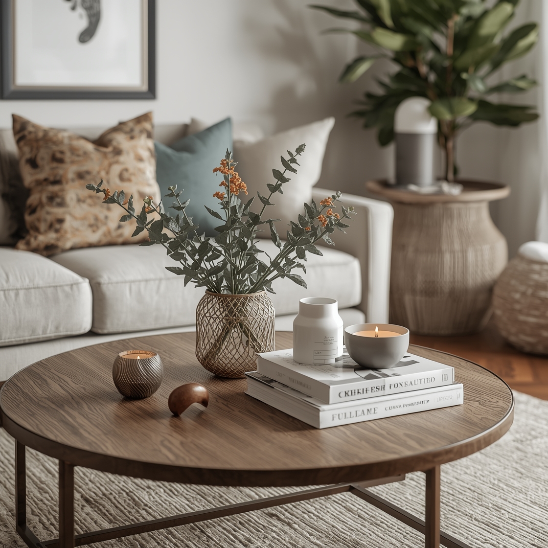 How to Style a Coffee Table in a Small Living Room - apartmentpride.com