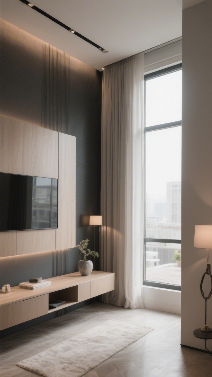 Wide corner shot: A tall