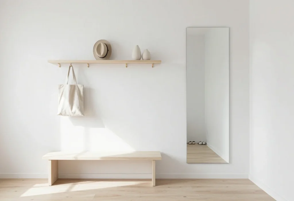 Featured image for: 5 Minimalist Entryway Setups for Apartments With Zero Space