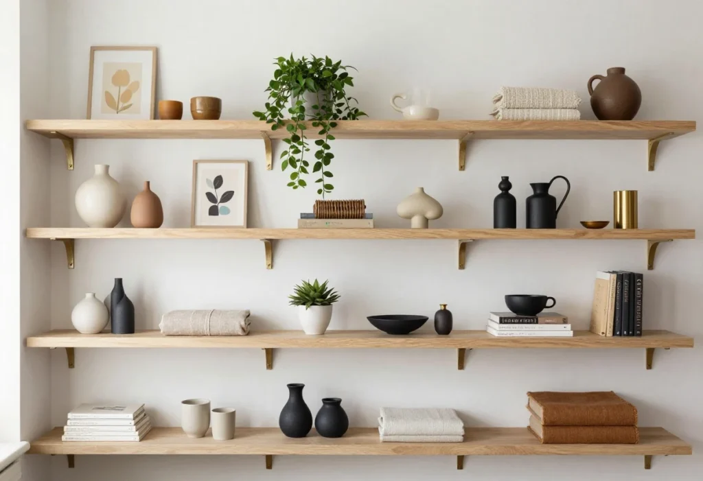 Featured image for: 8 Wall Shelf Styling Ideas That Instantly Upgrade Small Spaces