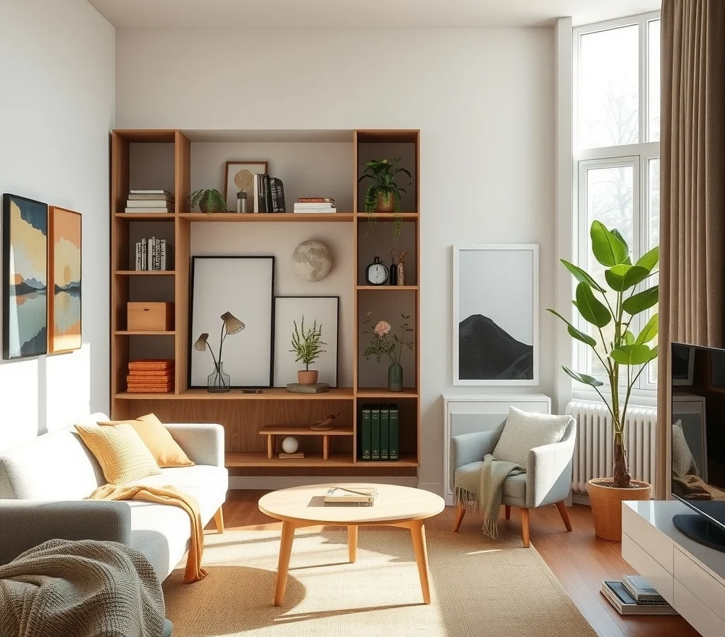Hidden Storage Ideas for a Living Room With Limited Wall Space