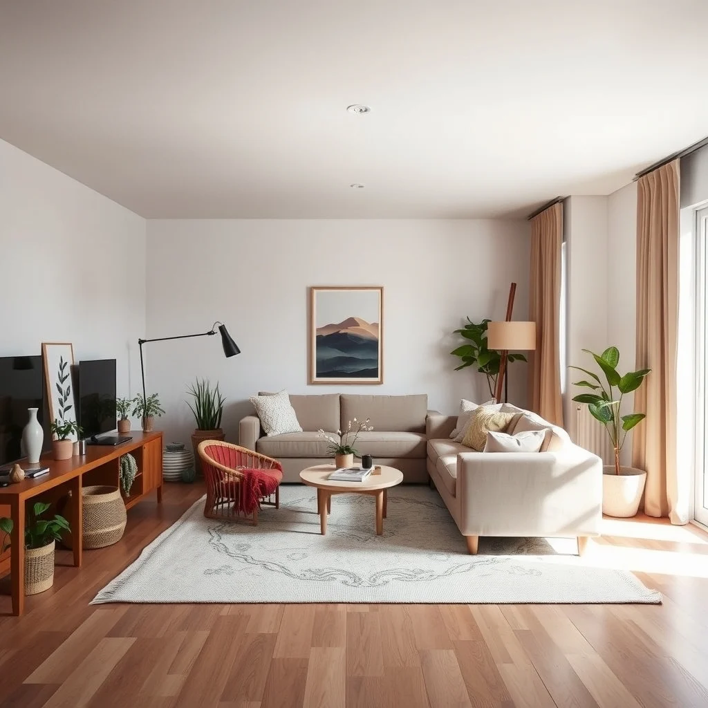 How to Arrange a Studio Apartment With an Unusually Long Floor Plan interior: Frequently Asked Questions - How can I make a long studio feel cozier? Use soft textiles such as area rugs, throw blankets, and cushions in warm, muted tones. Layered lighting and a few well‑placed plants also add comfort without