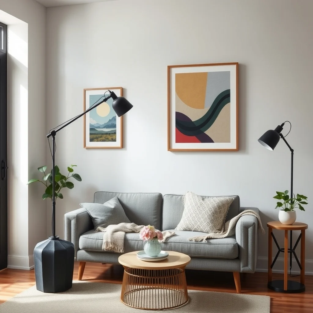 How to Choose Floor Lamps for Apartments With Limited Floor Space: 3. Choose Adjustable Arms or Swivel Heads for Flexible Light Placement - Adjustability is a practical feature that maximizes utility in a small apartment. A lamp with a hinged arm, a pivoting head, or a rotating base lets you direct light exactly where you need it—over a