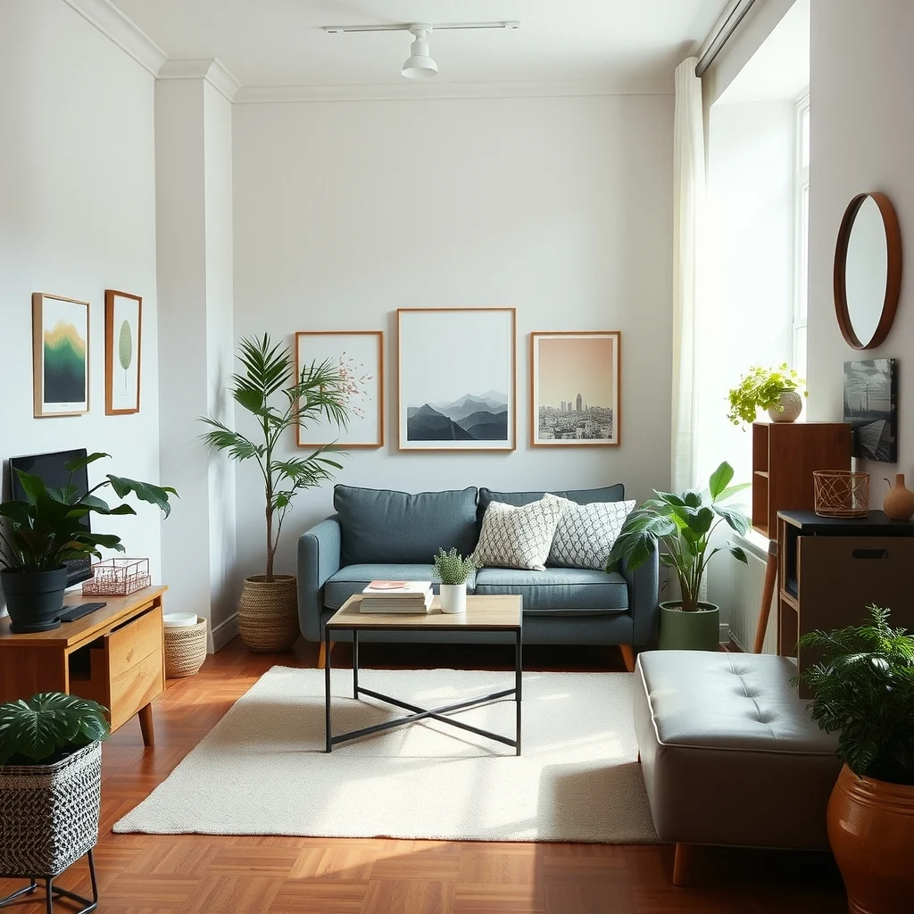 How to Create a Cozy Studio Apartment Without Filling Every Corner interior: 4. Invest in Multipurpose Furniture - Every piece in a studio should earn multiple points of utility. A sofa that folds into a bed eliminates the need for a separate mattress, while a storage ottoman offers seating, a place to rest