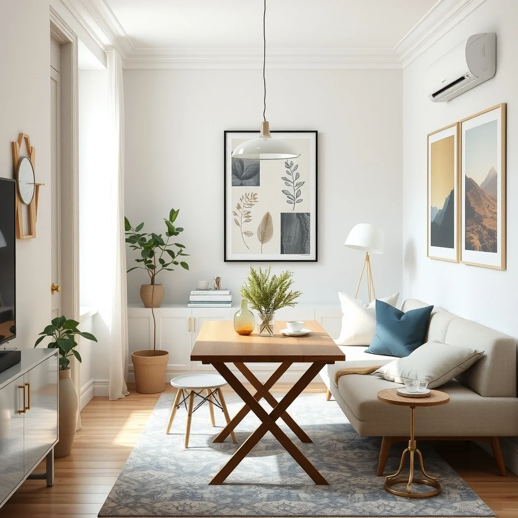 How to Create a Dining Area in a Studio Apartment With No Room interior: Frequently Asked Questions - Can I use a folding table for everyday meals? Yes, a folding table works well for daily use as long as the hinge and tabletop are sturdy. Choose a with a solid wood or