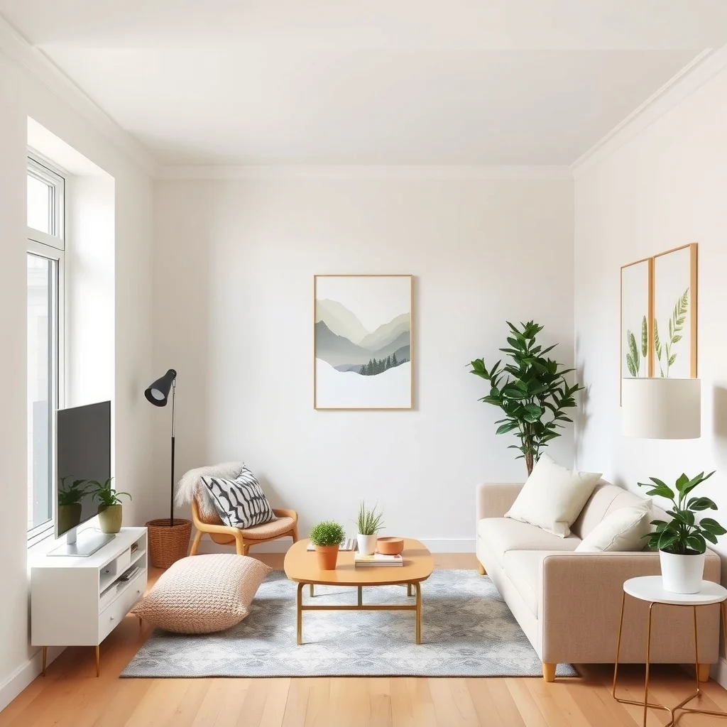 How to Decorate a Small Apartment With an Unusually Low Ceiling interior: 3. Layer Light Sources to Expand Perceived Space - Relying solely on a single overhead fixture can emphasize the low roof, especially if the light is harsh. Instead, distribute illumination across several points: wall sconces positioned at eye level, a floor lamp beside the