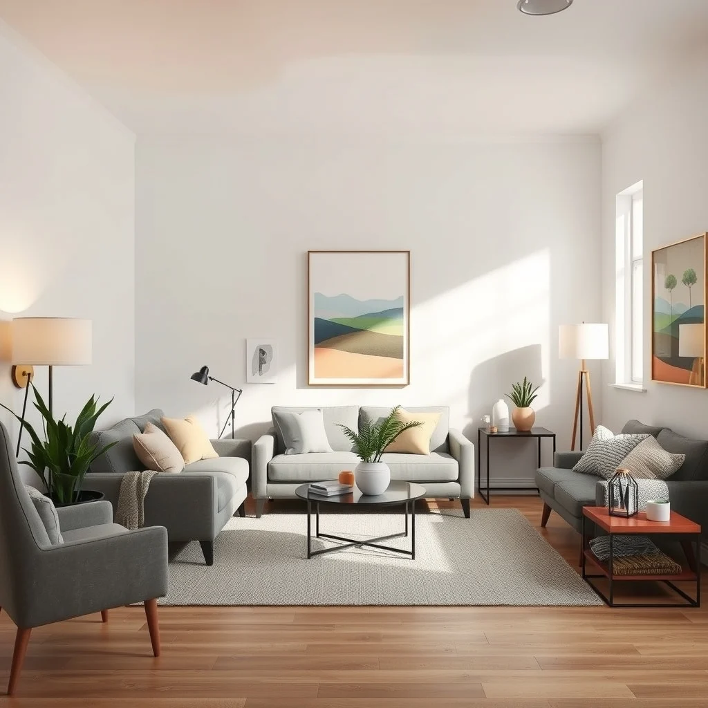 How to Layer Lighting in a Small Living Room for a Designer Look: FAQ - How many light sources should a small living room have? A small living room typically benefits from three to five distinct sources: an overhead base, one or two wall sconces, a floor or table lamp,