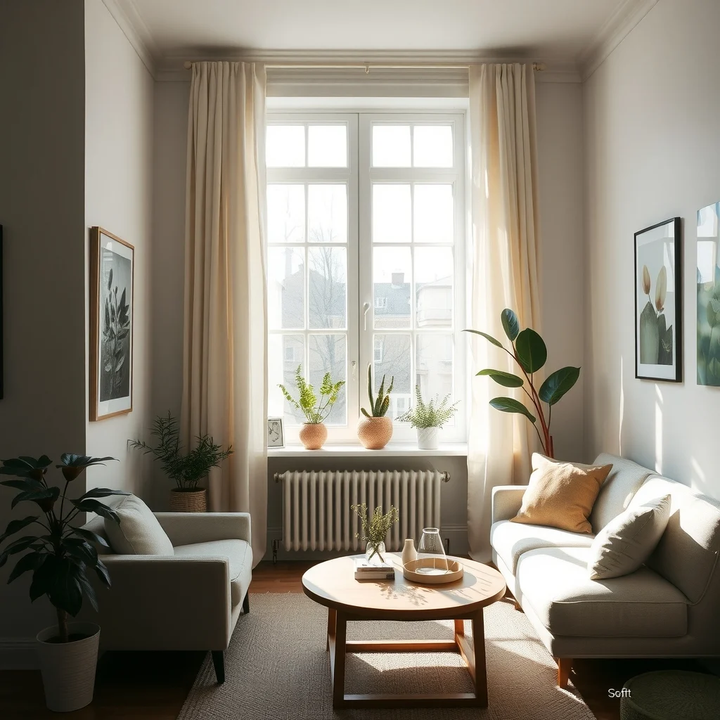 How to Make a Dark Apartment Feel Brighter Without Changing the Windows: 5. Use Sheer Window Treatments Instead of Heavy Drapes - Even if you’re not replacing the windows, swapping out thick blackout curtains for sheer panels can dramatically increase the amount of daylight that filters in. Sheer fabrics like voile or linen allow sunlight to diffuse