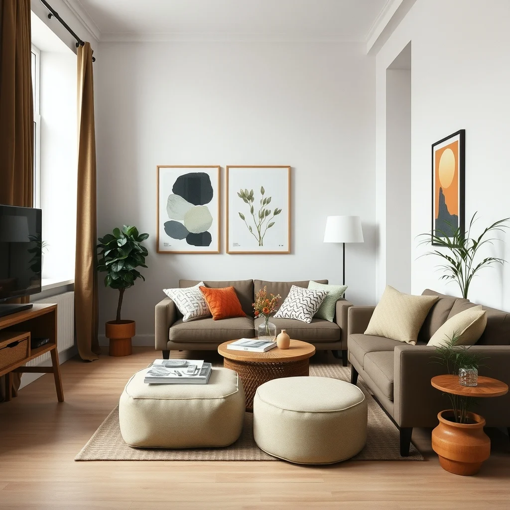 How to Make a Studio Apartment More Comfortable for Two interior: FAQ - How can I keep a studio tidy with two ? Establish a shared routine for putting items back in designated storage after each use. Using furniture that includes hidden compartments, like ottomans with lift‑top lids,