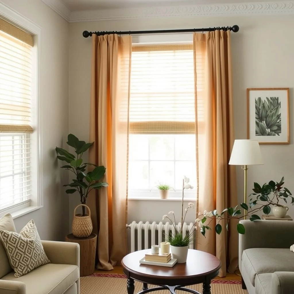 How to Make Rental Window Treatments Look More Expensive interior: FAQ - Can I replace rental blinds with curtains without drilling? Yes, tension‑rod systems or adhesive brackets designed for temporary use allow you to hang curtains without making permanent holes. Choose a rod that can support the