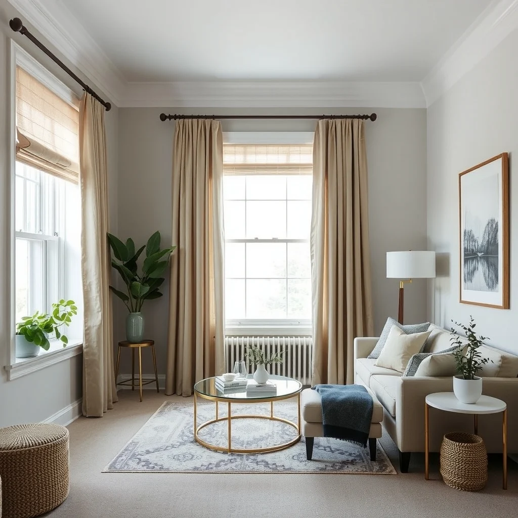 How to Make Rental Window Treatments Look More Expensive interior: Final Thoughts - Elevating rental window treatments is less about expensive upgrades and more about thoughtful choices that add texture, proportion, and cohesion. By selecting fabrics with subtle detail, extending the length, introducing layered elements, and paying attention