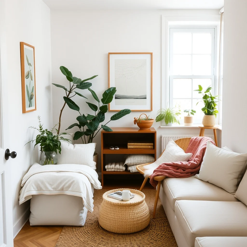 How to Store Extra Bedding in an Apartment With No Linen Closet interior: Frequently Asked Questions - How can I keep my bedding from getting musty in an apartment without a linen closet? Store fabrics in containers that allow airflow, such as baskets with woven walls or bins with vented lids. Avoid