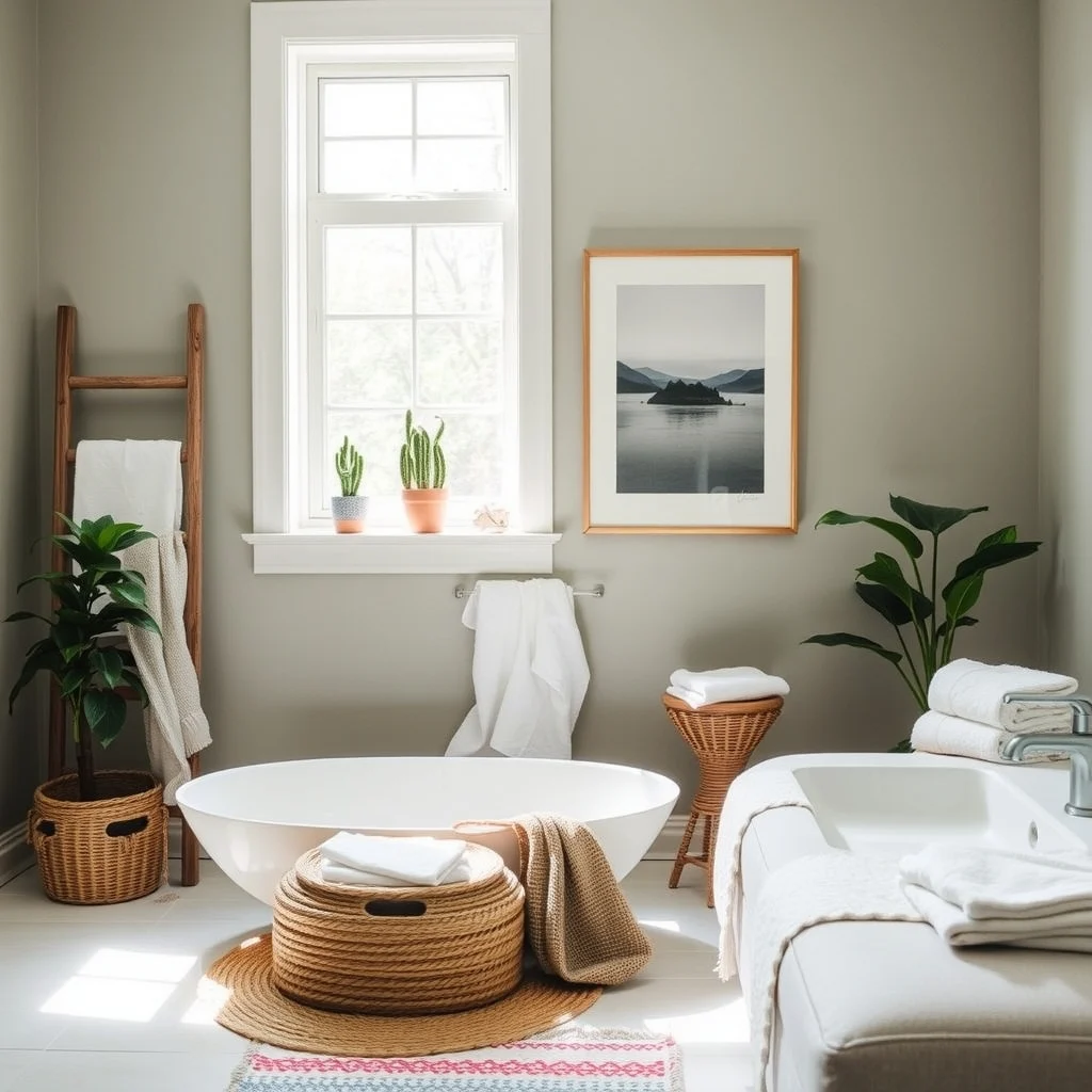 How to Store Extra Towels in a Bathroom With No Cabinets interior: Final Thoughts - Finding a place for extra towels in a cabinet‑free bathroom is less about compromising and more about thinking creatively with the space you already have. Whether you lean on a ladder shelf, tuck a crate