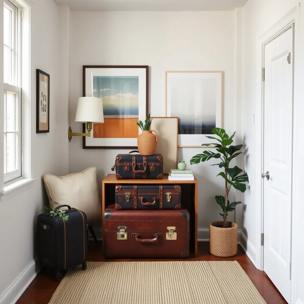 How to Store Luggage in a Small Apartment Without Using Closet Space interior: Final Thoughts - Finding room for travel gear in a small apartment does not require sacrificing style or giving up closet space. By turning everyday furniture into dual‑purpose pieces, you can keep suitcases out of sight while adding