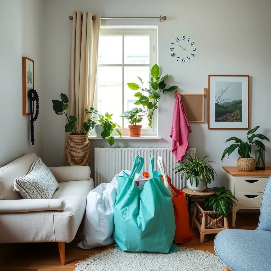 How to Store Reusable Shopping Bags Without Creating Clutter interior: Frequently Asked Questions - Where is the best place to keep reusable bags in a small apartment? Store them in a narrow pull‑out drawer or a wall‑mounted rack near the kitchen entrance. Both options keep the bags accessible without