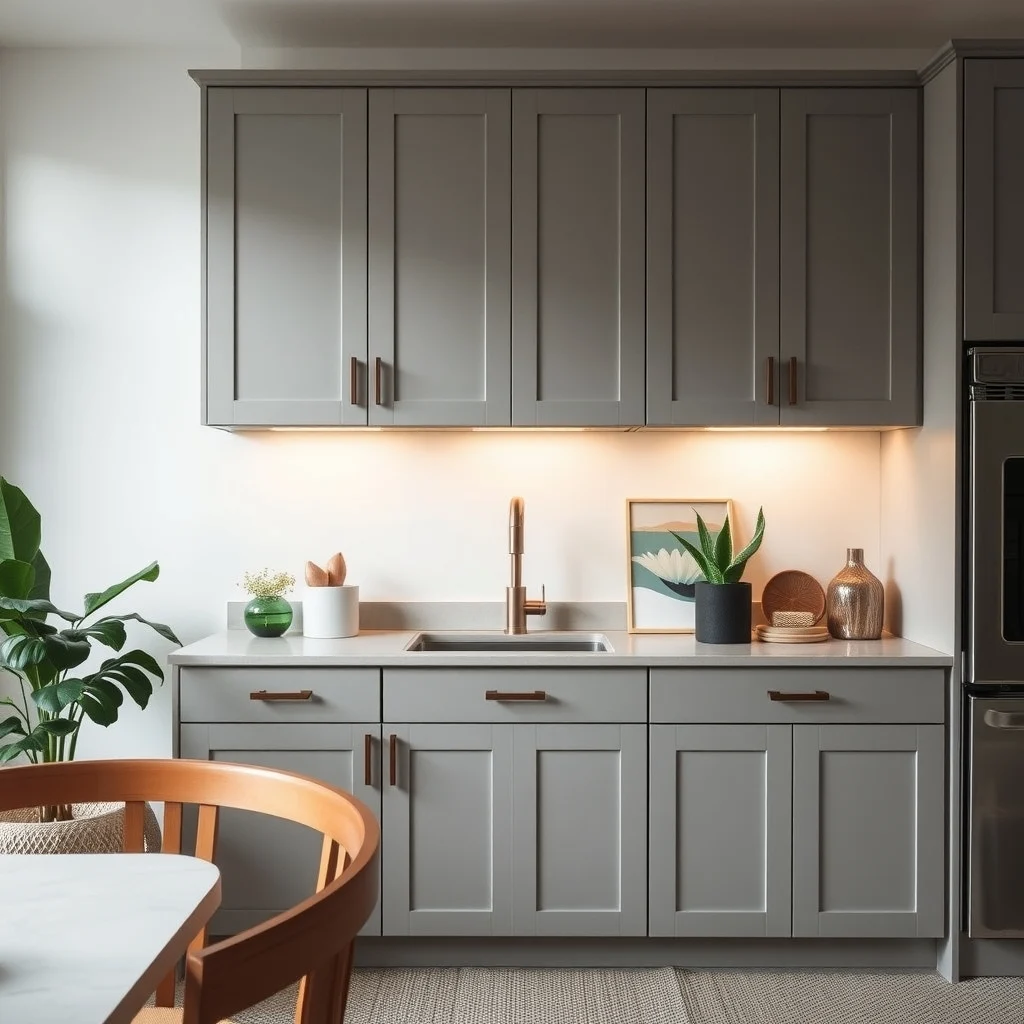 How to Upgrade Rental Kitchen Cabinets Without Replacing Them interior: 5. Add Under‑Cabinet Lighting for Mood and Function - Lighting does more than illuminate; it reshapes how we perceive color and texture. A strip of LED lights installed along the underside of the cabinets creates a warm wash that highlights the countertop while making