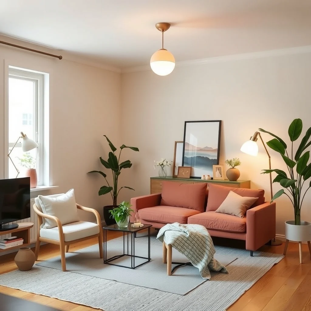 How to Upgrade Rental Lighting Without Rewiring Anything interior: 7. Incorporate Smart Bulbs Controlled by a Mobile App - Smart bulbs give you control over color temperature, brightness, and scheduling without any physical switches. By installing a smart bulb in an existing fixture, you can program it to dim automatically at sunset, change to