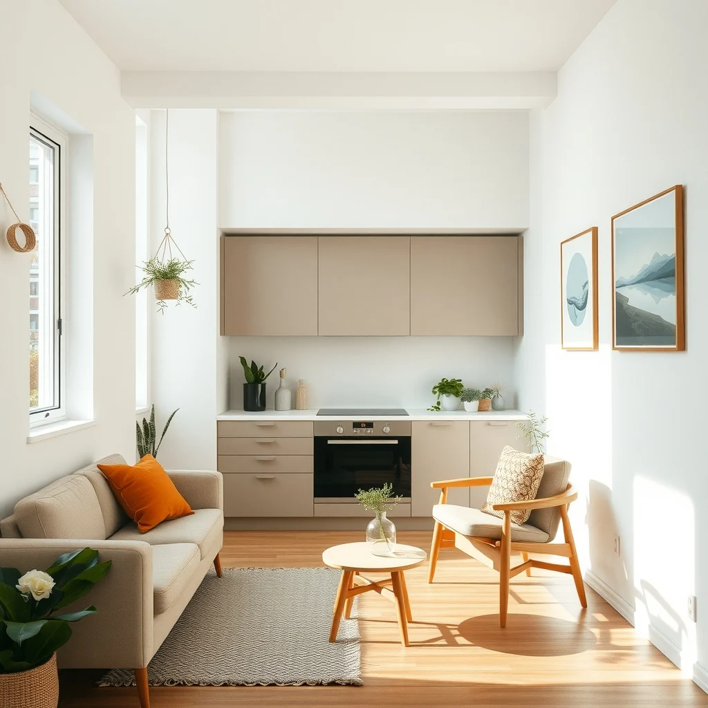 Modern studio kitchen