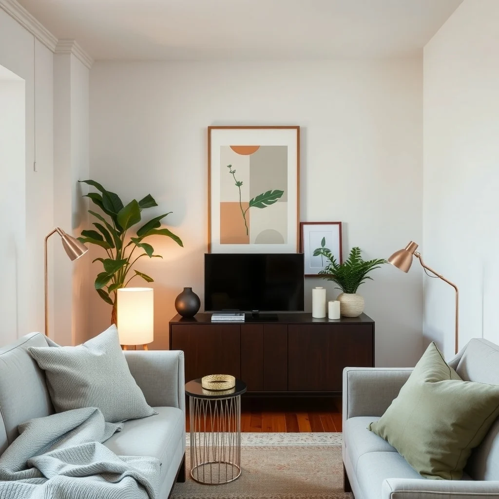 Renter-Friendly Ways to Improve an Apartment's Awkward Lighting: 7. Layer Lighting with Table Lamps and LED Candles for Atmosphere - Relying on a single light source can make a room feel flat. Adding a table lamp on a bedside table or a sideboard introduces a second level of illumination that can be tailored to specific