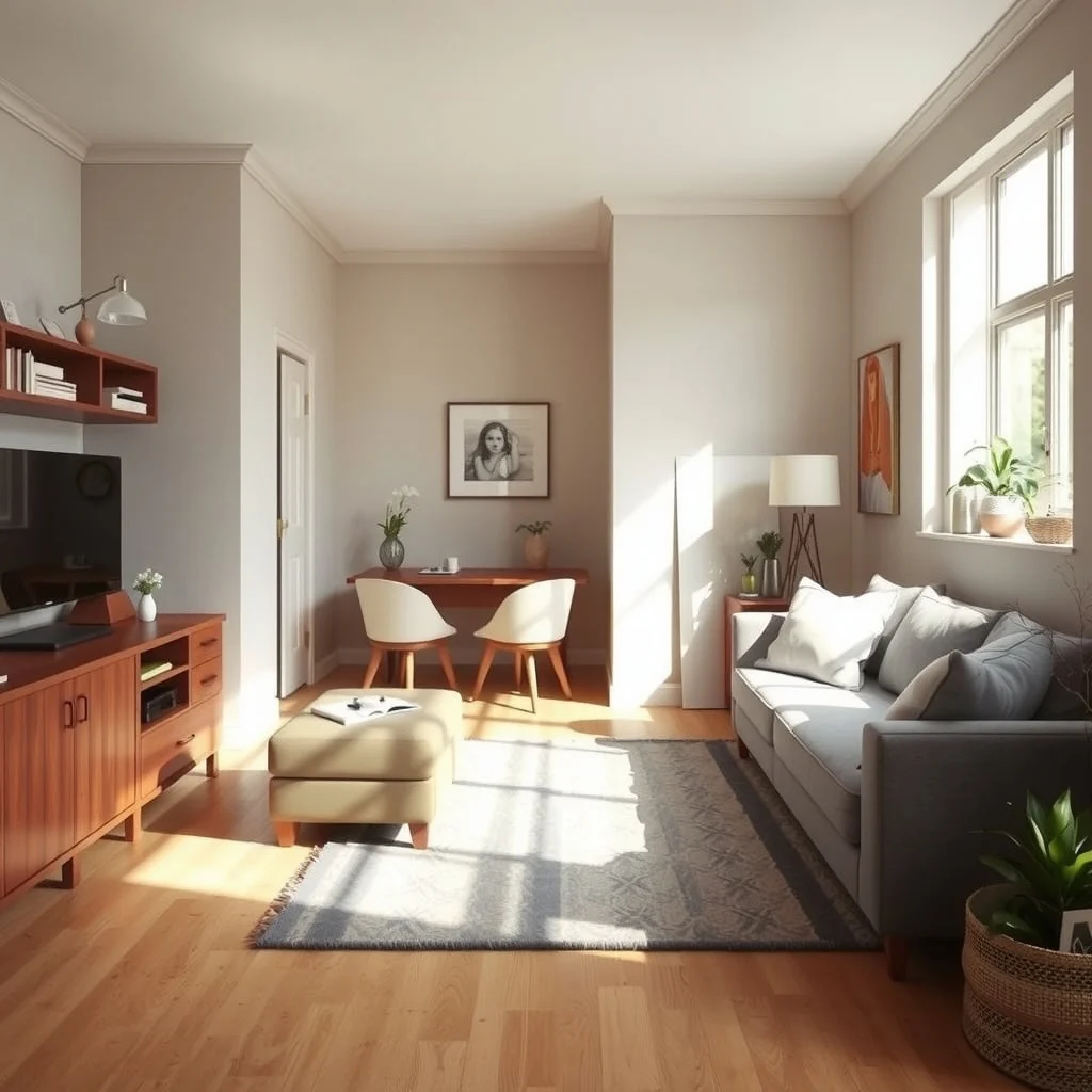 Small Apartment Design Solutions for Oversized Furniture interior: 4. Choose Multi‑Functional Furniture to Reduce Footprint - When space is at a premium, each piece should earn more than one role. A deep sofa with a pull‑out bed, a dining table that doubles as a work desk, or an ottoman that offers
