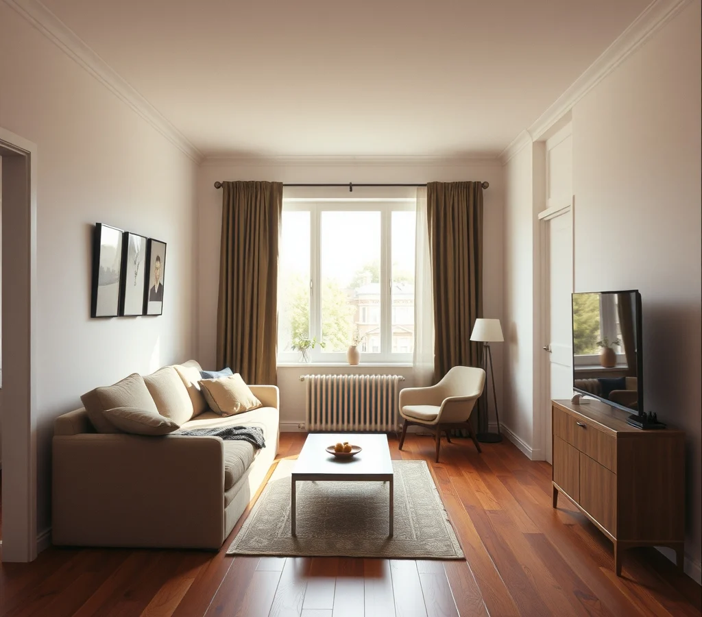 Small Apartment Design Solutions for Oversized Furniture