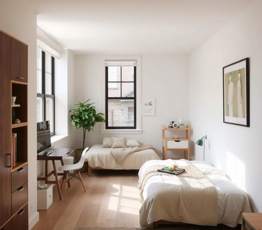 Studio Apartment Ideas for Creating a Private Sleeping Area